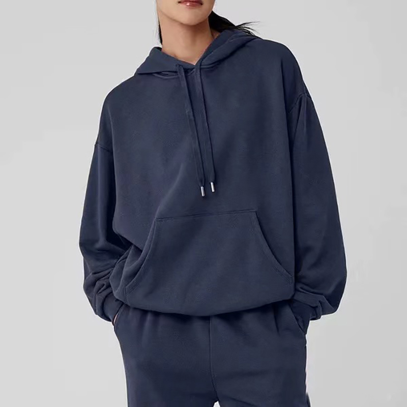 Women Yoga Outfit Oversized Sweatshirts Loose Long Sleeve Fitness Workout Hoodies Crew Neck Blouse Summer Short Sleeve Tops Casual Streetwear Sportswe