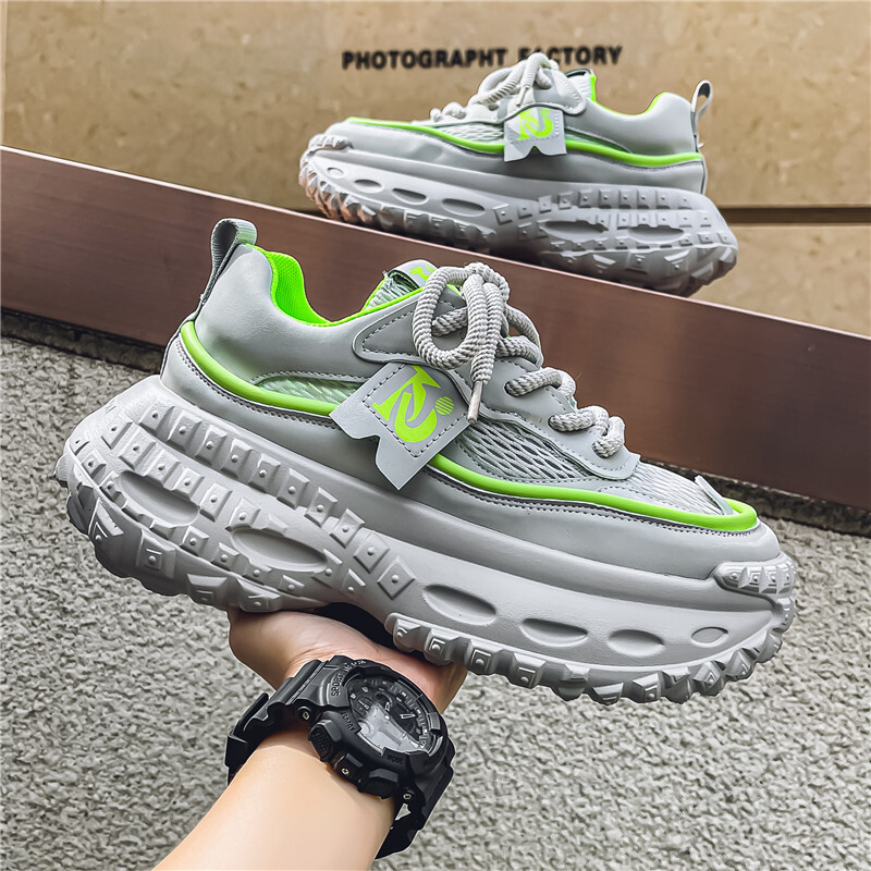 Ddmybear Men Shoes Autumn New Fashion Sneakers High Grade Fried Street Platform Casual Sneaker Height Increasing Sports Shoe Chinese Brand