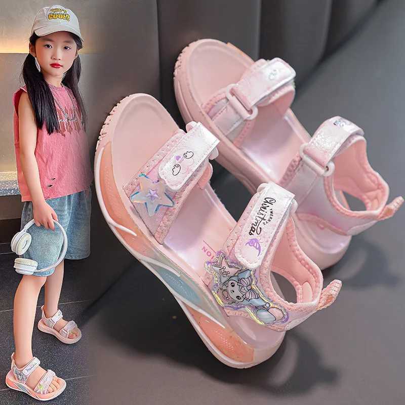 Childrens summer sandals boys sports shoes girls sports shoes summer baby sports sandals fashionable boys beach sandals childrens baby sports shoes W2