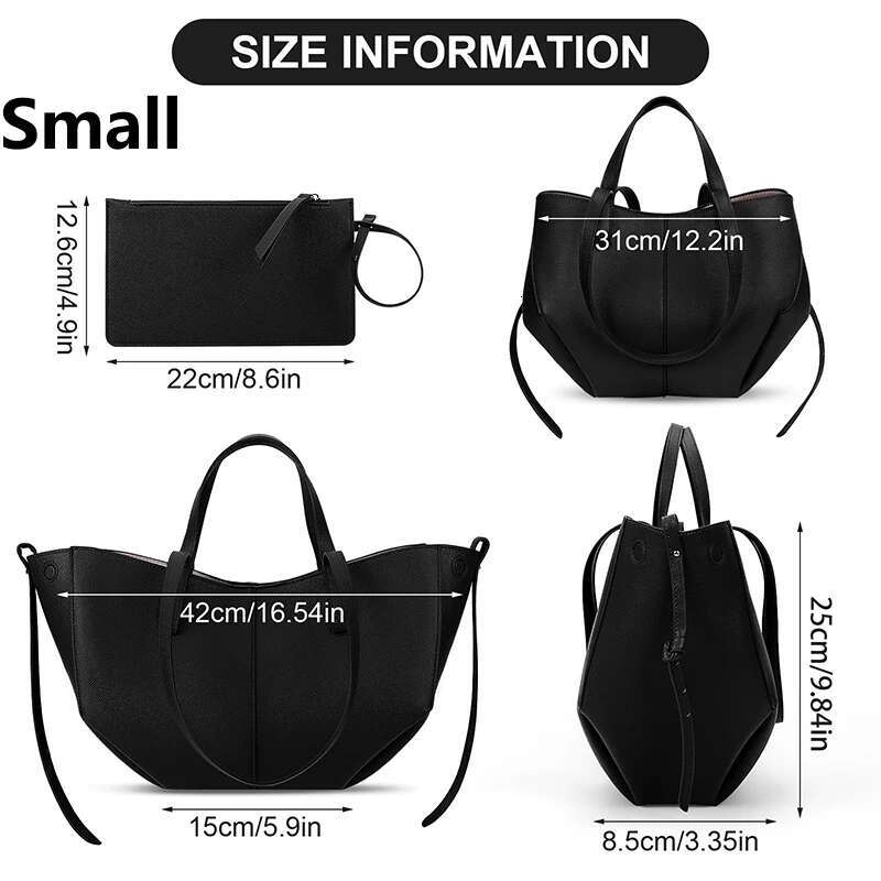 Handbag Tote For Women Faux Leather Shoulder Purse Design Large Capacity Totes Top Handle Hobo Shopper Bag