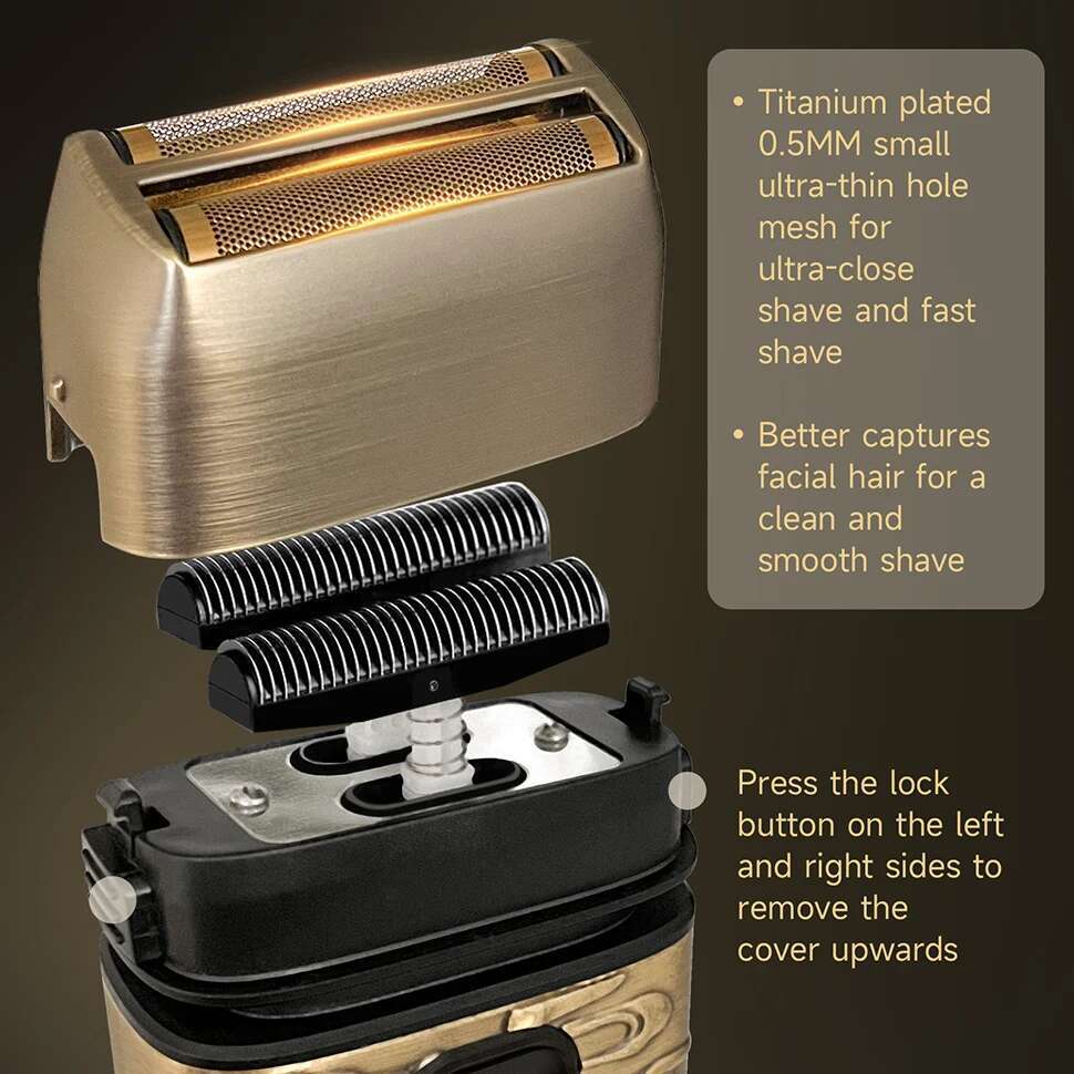Foil for Men with Shaving, Hair Beard Trimmer, Face Mustache Grooming Kit, Bald Head Shavers and Haircutting