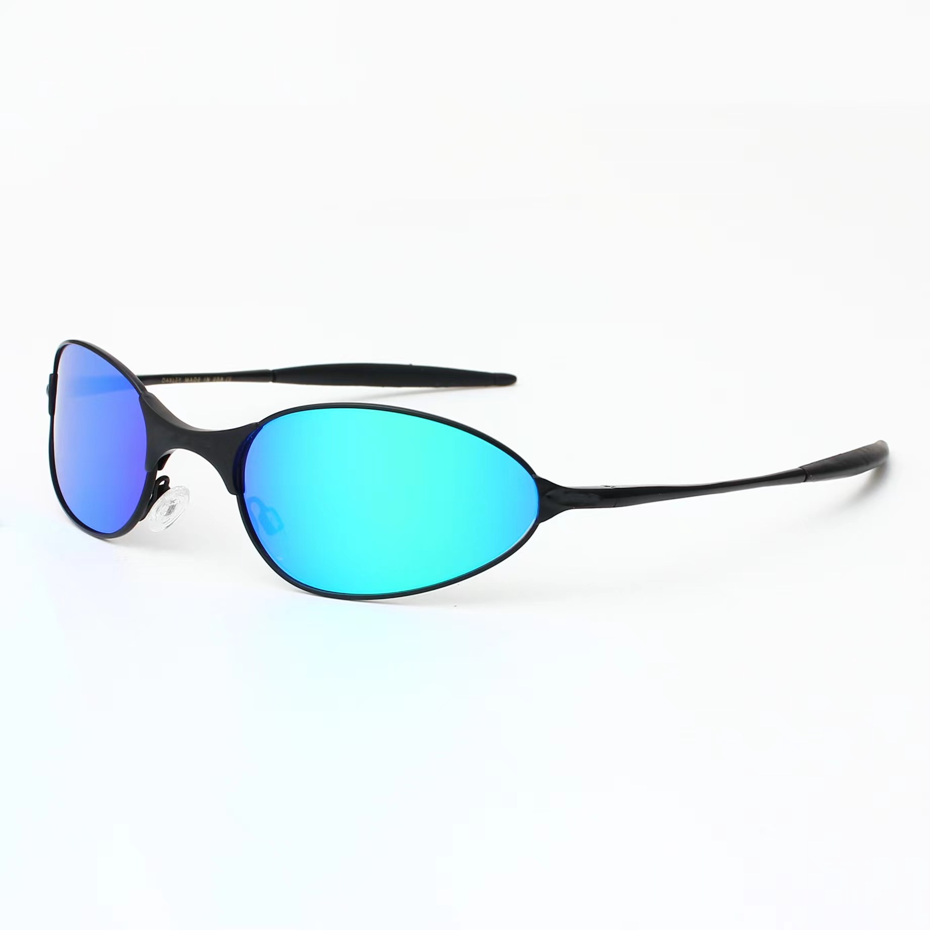 New arrivals UV protect sunglasses men's and women's trendy metal outdoor sports and cycling sunglasses goggles Square wite 1.0