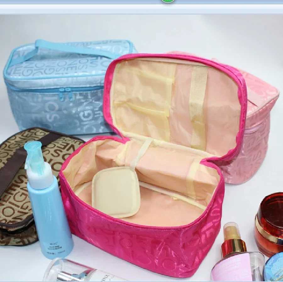 Womens Makeup Bag Home Waterproof Toilet Organizer Travel Portable Lipstick Necklace Bracelet Storage Makeup Box W250109