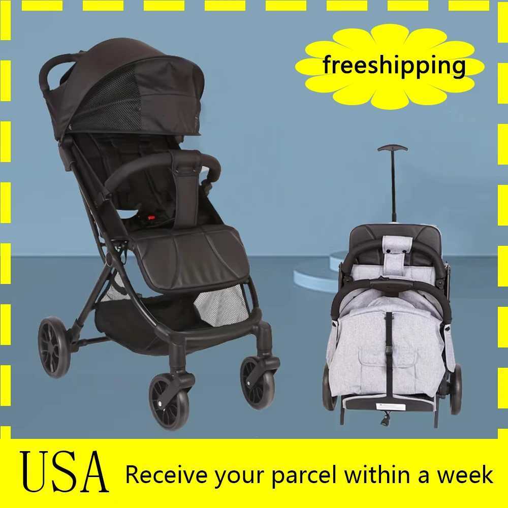 Baby stroller one click folding baby stroller lightweight and comfortable baby travel stroller W250109