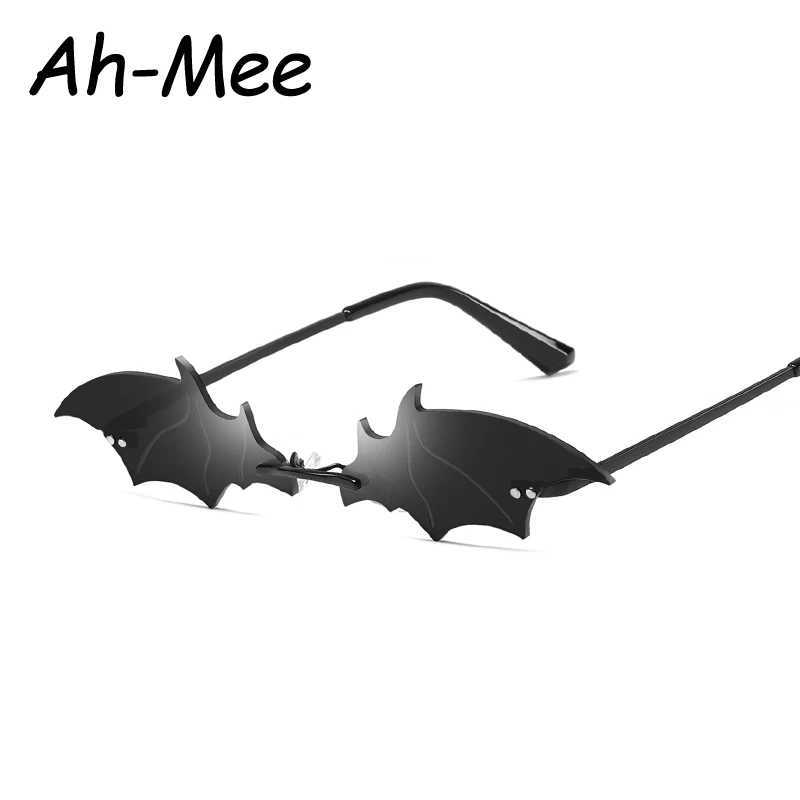 Small Cat Eye Sunglasses Womens Luxury Brand Halloween Borderless Punk Sunglasses Bat shaped Unique Glasses Mens UV400 W250109
