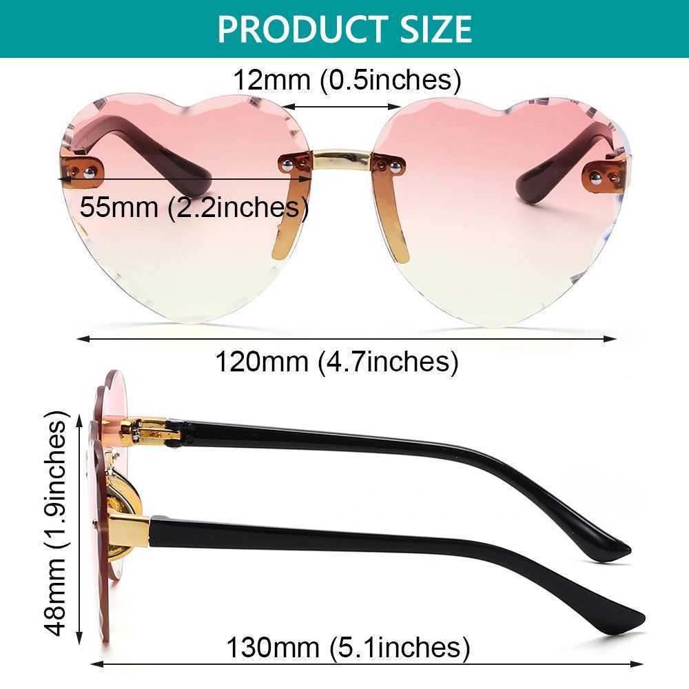 Ocean Lenses Eyewear Par/Photography Childrens Sunglasses Heart shaped Sunglasses UV 400 Protective Childrens Sunglasses W250109