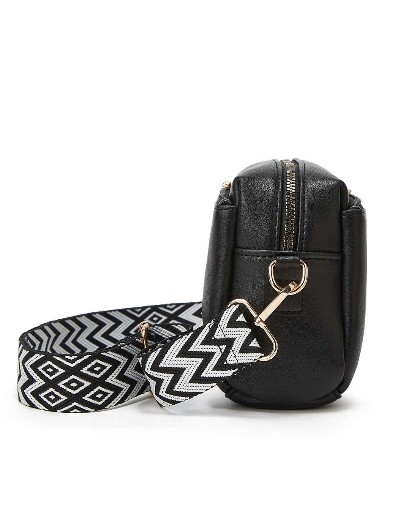 Womens Bag Single Shoulder Crossbody Small Bag New Multi Zipper Anti Spling PU Womens Bag Womens Small Square BagXJ250108