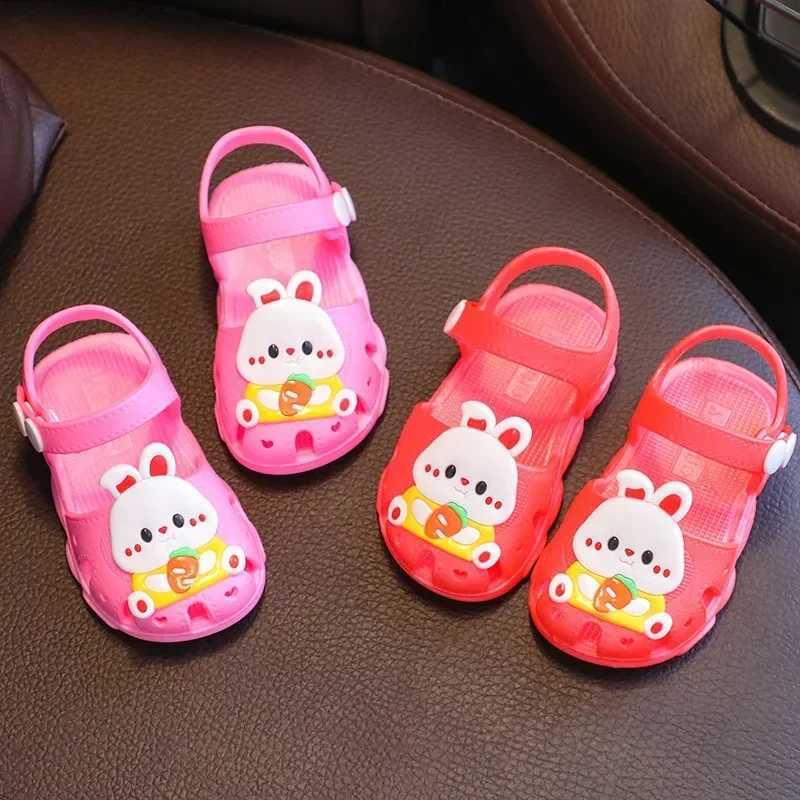 Rabbit sandals summer baby shoes family anti slip baby sandals soft soled beach childrens shoes W250108