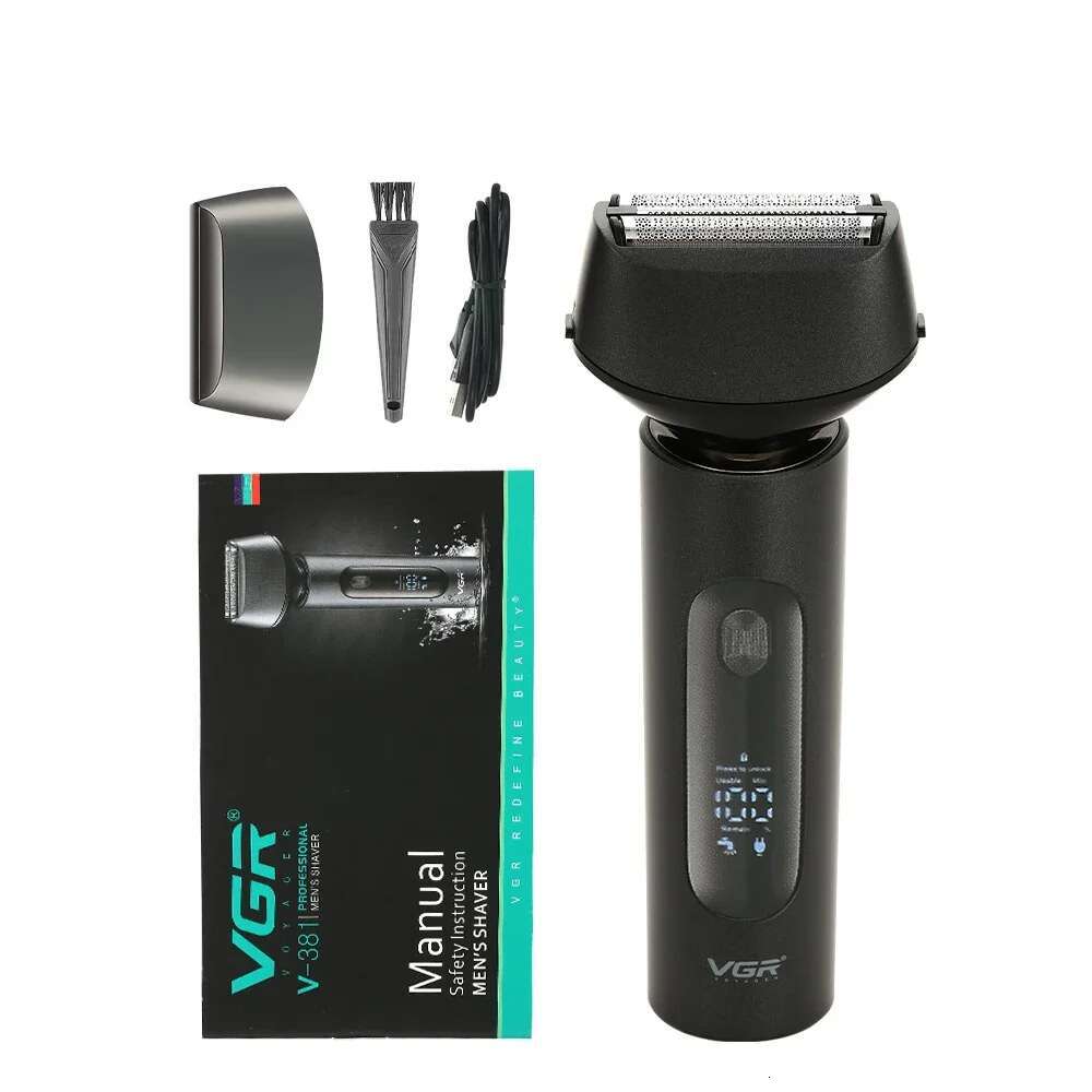 for Men, Professional Shaving and Precision Long Hair Trimmer, Wet Dry Electric Shaver