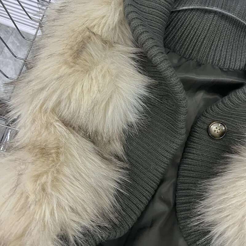 DEAT 2024 Winter New Items Fashion Fur Patchwork Waistcoat For Women Casual Contrast Color Vests Female Trend 33A2401