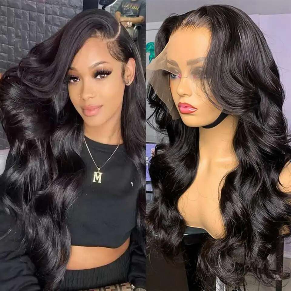 Vrvogue Body Wave 13X4/13X6 Front Pre Plucked 5X5 HD Closure Wigs 360 Human Hair Lace Frontal Wig
