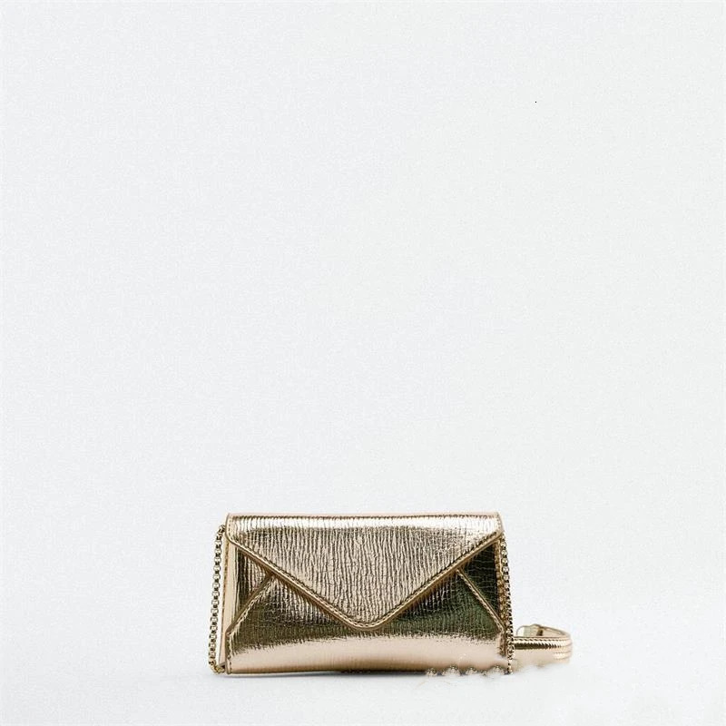 Womens Bag Fashionable Single Shoulder Small Square Bag Mini Chain Envelope Crossbod Bag Women Silver Handbags 250106