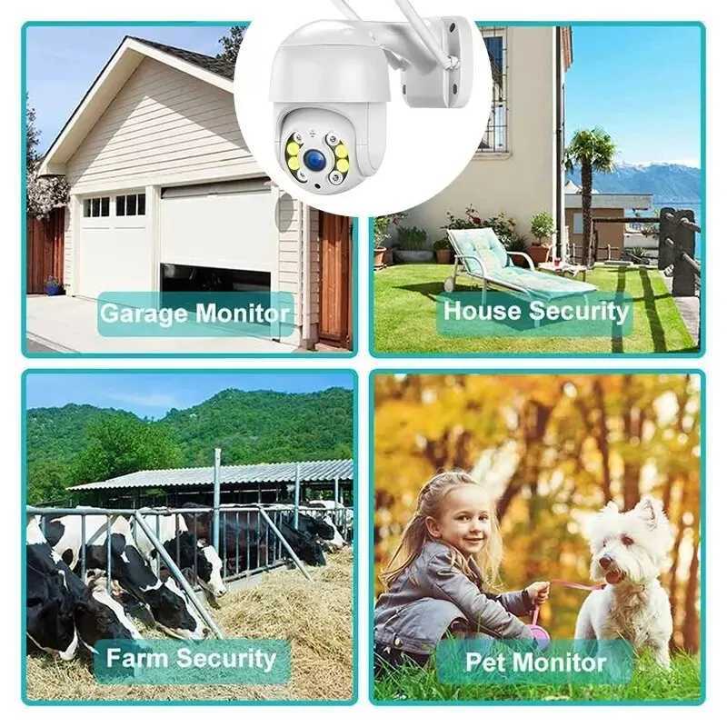 8MP 4K IP Camera 5MP Speed Dome Automatic Tracking PTZ Camera Smart Home Outdoor Wireless WIFI Camera Monitoring X2501101