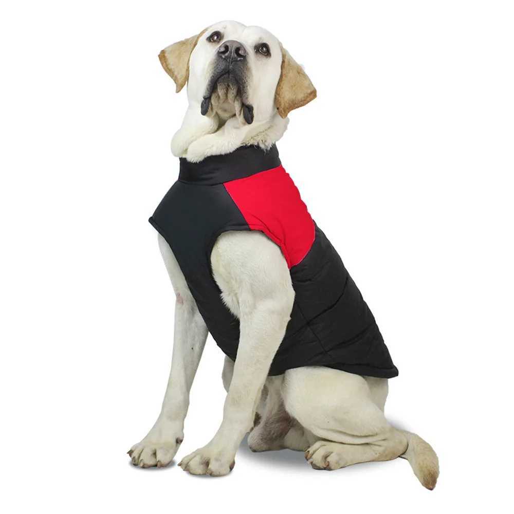 Pet Winter Vest Zipper Jacket Pet Waterproof Coat Dog Cotton Padded Jacket Dog Windproof Clothes Costume For Large Dogs OutfitXJ250109
