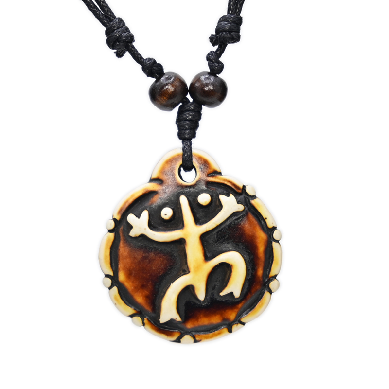Imitazione Collana In Avorio Ranica Crovana Maschile Collana Maschile