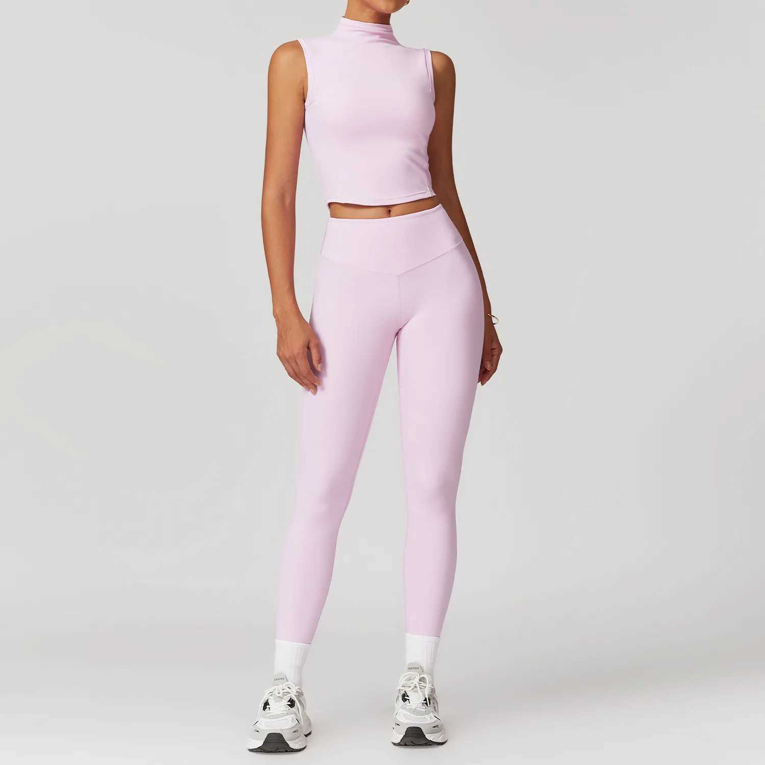2PCS Yoga Set Workout Sets Women Clothes Gym Tracksuit Push Up Fitness Running Sportwear Sport Bra Short Sleeved Leggings SuitXJ250109