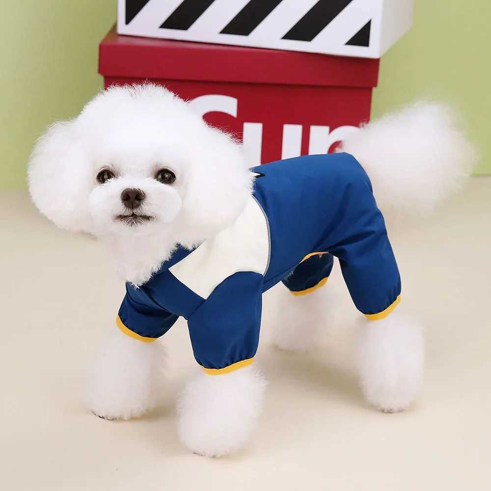 Pet Dog Raincoat Waterproof Dog Clothes Jumpsuit Chiwawa Maltese Reflective Hooded Rain Coat for Puppy Cat Small Dog Rain JacketXJ250121