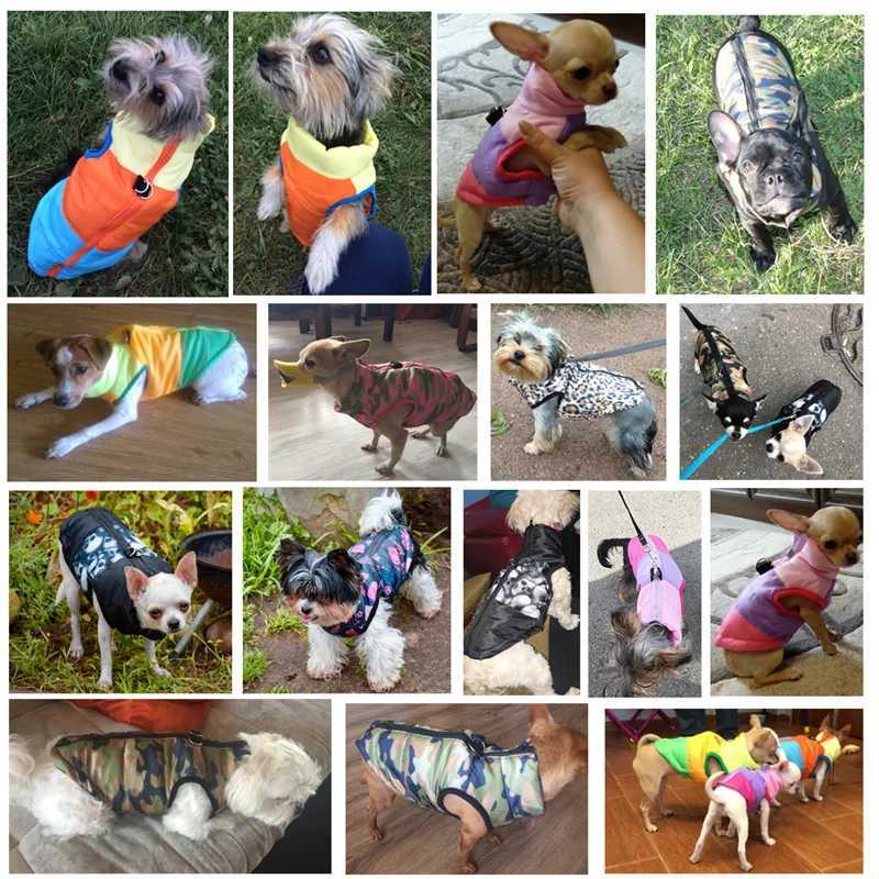 Warm Dog Clothes For Small Dog Windproof Winter Pet Dog Coat Jacket Padded Clothes Puppy Outfit Vest Yorkie Chihuahua Clothes 35XJ250109