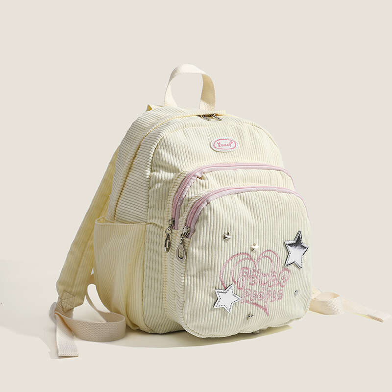 Small cute white for autumn winter, student commuting 2025 new model, small, fresh, casual and exquisite backpack