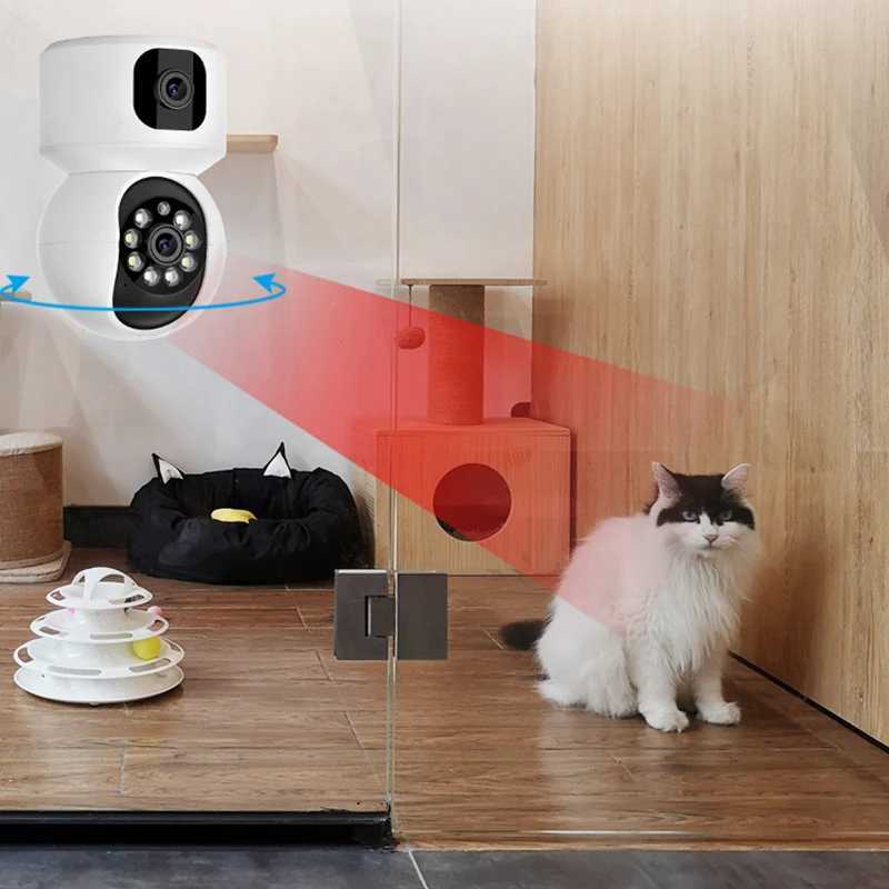 E9 Dual Focus Security Camera Automatic Human Tracking Wireless Indoor WIFI Monitoring Camera X250110