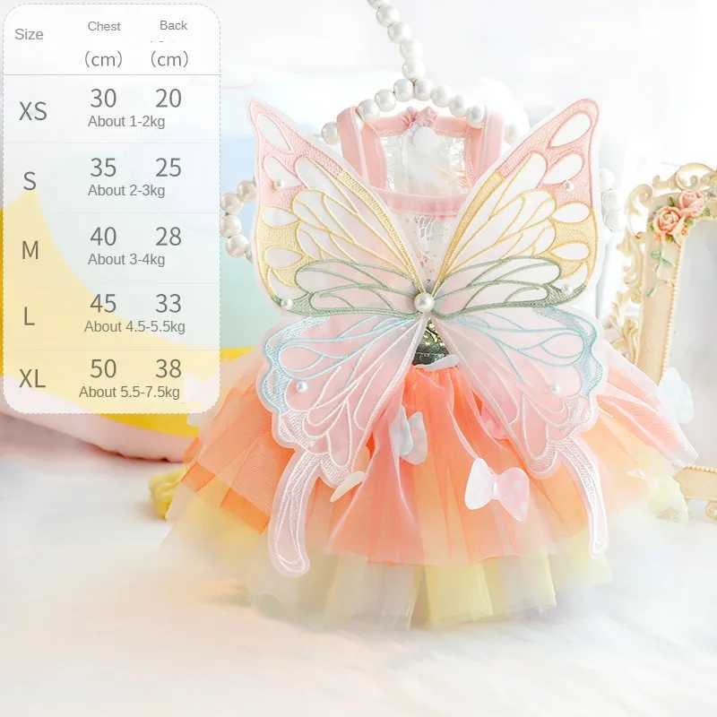 Summer Pet Princess Clothes Pet Dog Dress For Dogs Skirt Summer Dog Wedding York chihuahua poodle For Dogs Skirts Cat DressesXJ250109