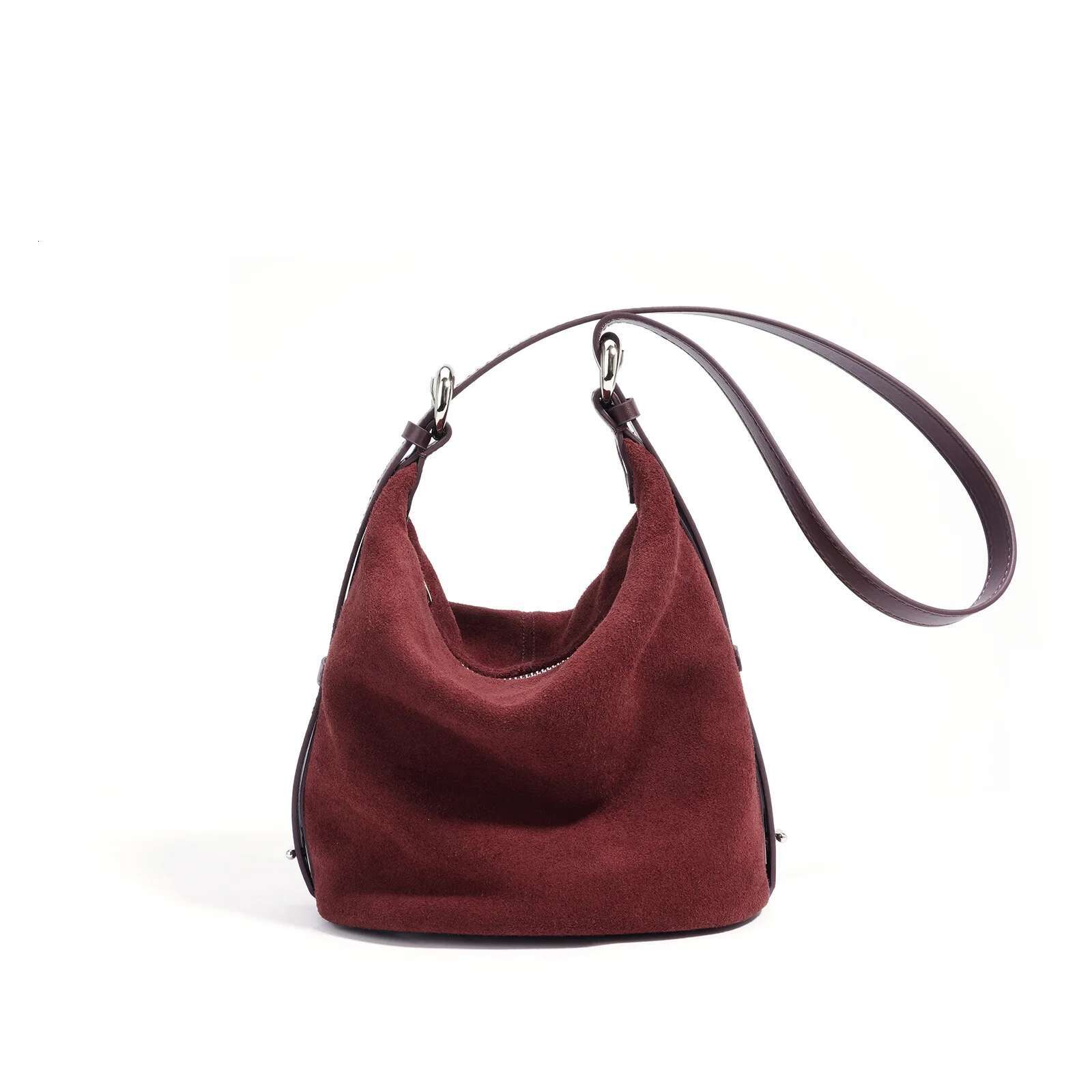 Womens Designer Bags - Chic Mini Suede Tote Handbag With Top Handle, Elegant Shoulder Bag For Winter Commuting