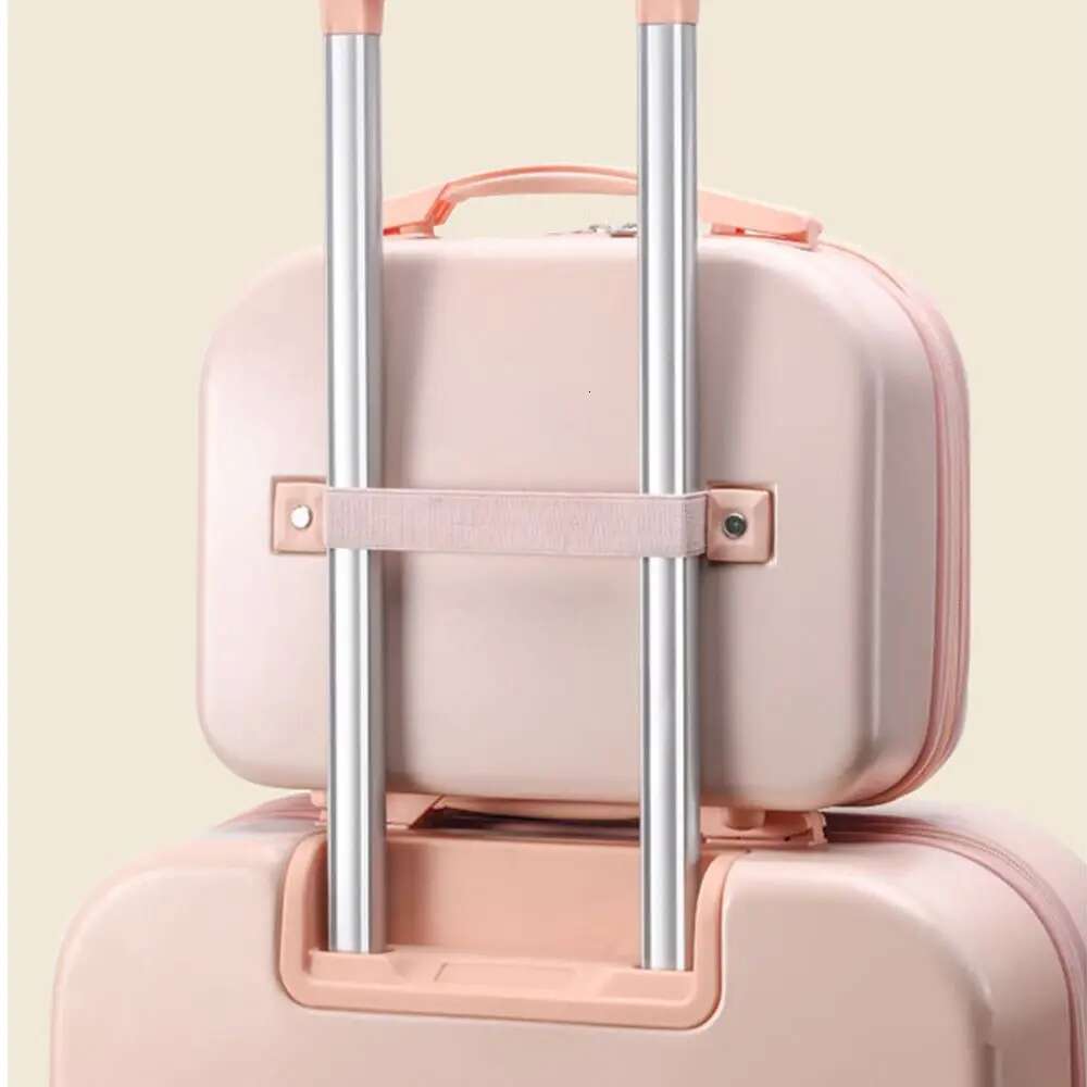 14 Inches Mini Women Carry On Suitcase Short Trip Lage Make Up Travel Bags