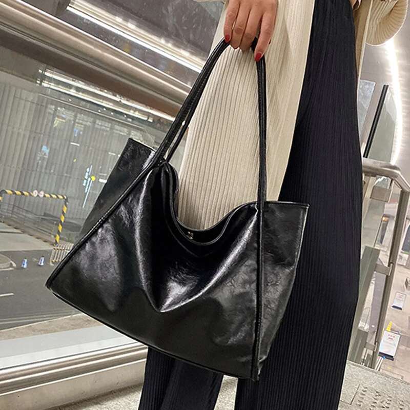 Fashion Large Capacity Shoulder High Quality Solid Color Casual Vacation Women Shopping Bags Bags For Women