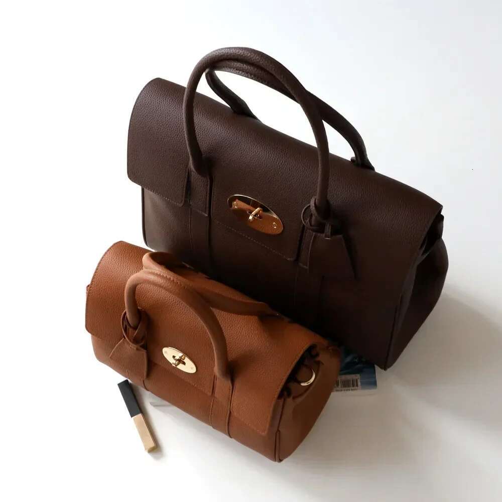 2025 New Genuine Leather Women's Multi Functional Shoulder Bag Crossbody Bag Women's Large Commuter Handbag Brown