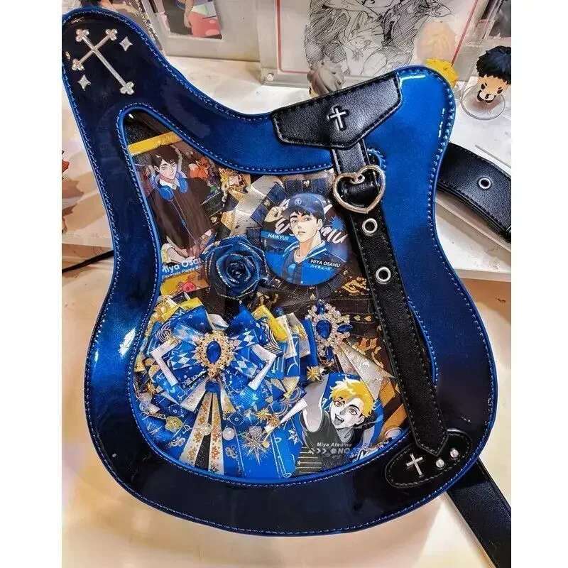 2025 New Trendy Ita Chic Designed Transparent Pu Shoulder Bags For Women Fashion Popular Crossbody Bag Personality Bolsa