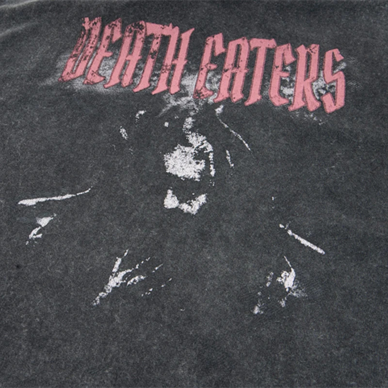 25SS UnderMyCar Vintage Short Sleeve Tshirt High Street Alphabet ed Mens Hip Hop 250106