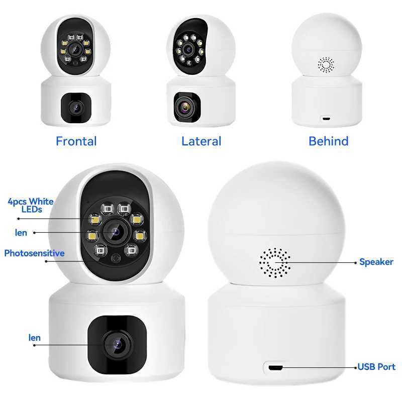 E9 Dual Focus Security Camera Automatic Human Tracking Wireless Indoor WIFI Monitoring Camera X250110
