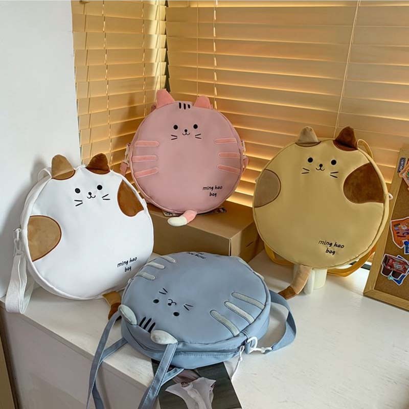 50Pcs/Lot Lovely Japan Style Lolita Girl Shoulder Bags Handbag School Briefcase Cute Anime Cat Messengerbags Tote
