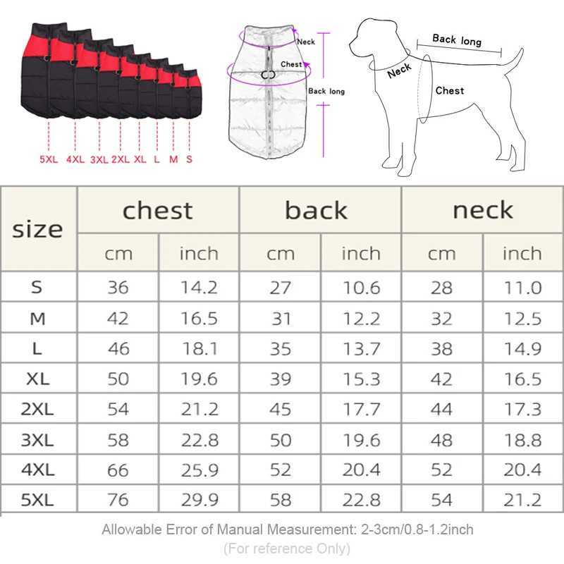 Waterproof Dog Clothes for Small Large Dogs Jacket Winter Pet Warm Vest Chihuahua French Bulldog Yorkies Pug Costume Dog OutfitsXJ250109
