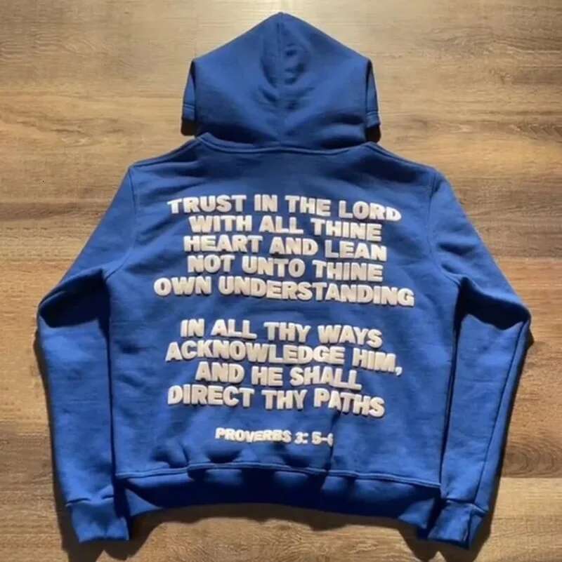 American Fashion Trend Letter 3D Foam Women Street Y2K New Hip Hop Retro Joker Loose Sweatshirt Unisex Casual Punk Hoodie