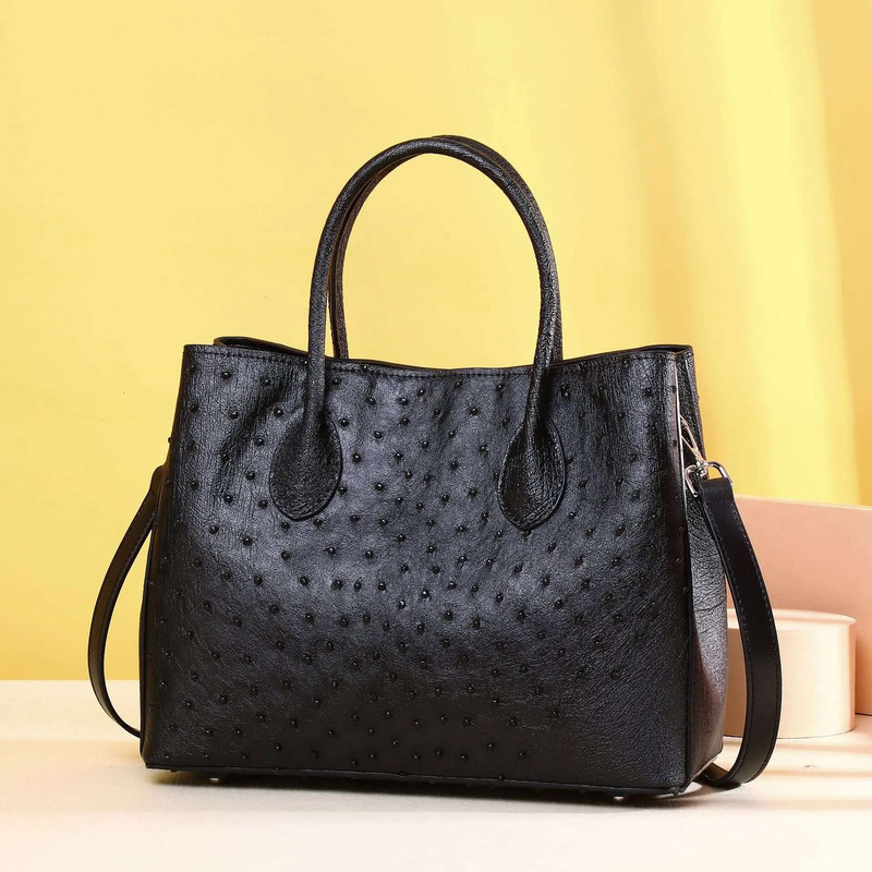 2024 New Fashion Ostrich Pattern Women Handbag European Designer Silica Gel Shoulder Bags Female Girl Brand Crossbody Bag