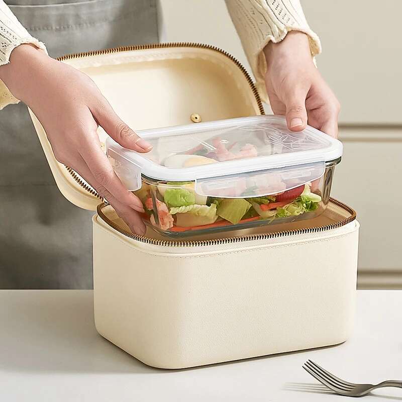 UFORU Portable Makeup Large Capacity Advanced Sense Travel With Cover Waterproof High Appearance Level Storage Bag
