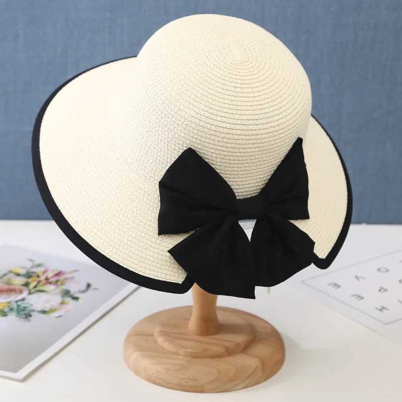 K189 Warm Beach Hat Panama 2022 Warm Summer Hat Fashion Summer Straw Hat Sun Hat Visor Panama Hat Fes X250109