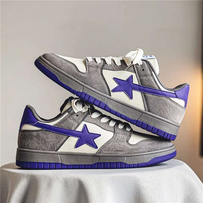Autumn Men Casual Trend Mixed Colors Star Running Sport Ten ni s Shoes Basketball Trainers Walki ng Jog ging Sneakers