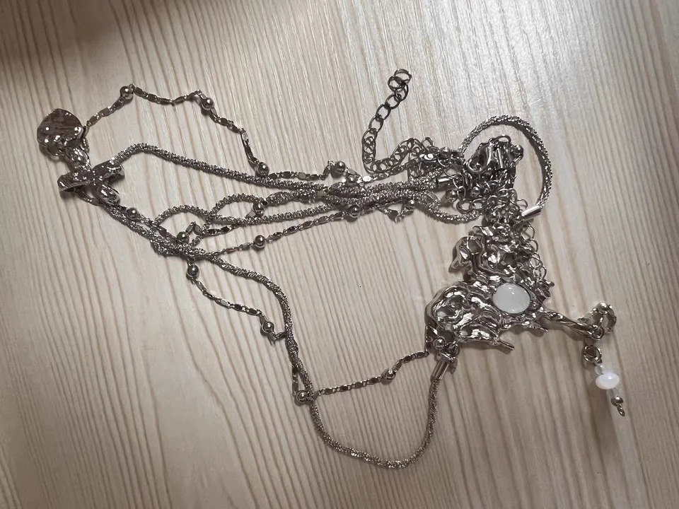 High-end Waist Chain Womens Heart-shaped Silvery Belt Decoration Dress Jeans Chain Jewelry Sandy Beach Accessories 250107