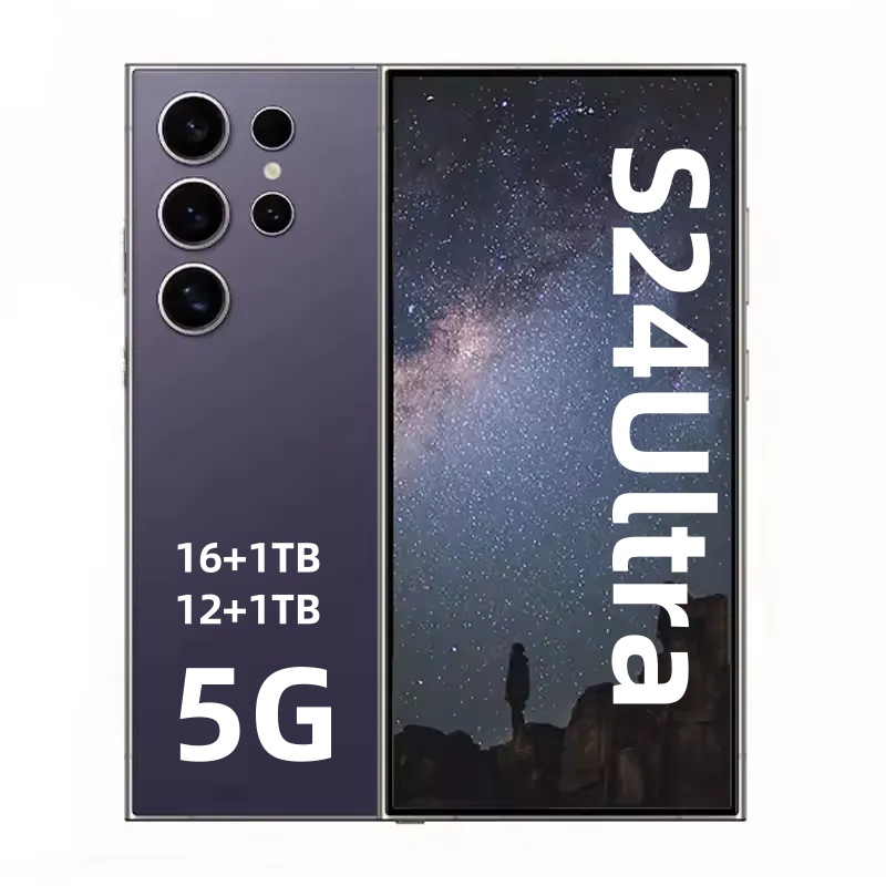 High-End S25 16GB+1TB Model - Premium Android Telephone with Large 6.9in HD Touchscreen,S24 Ultra Smartphone Advanced Security via Face ID GPS Mobile 