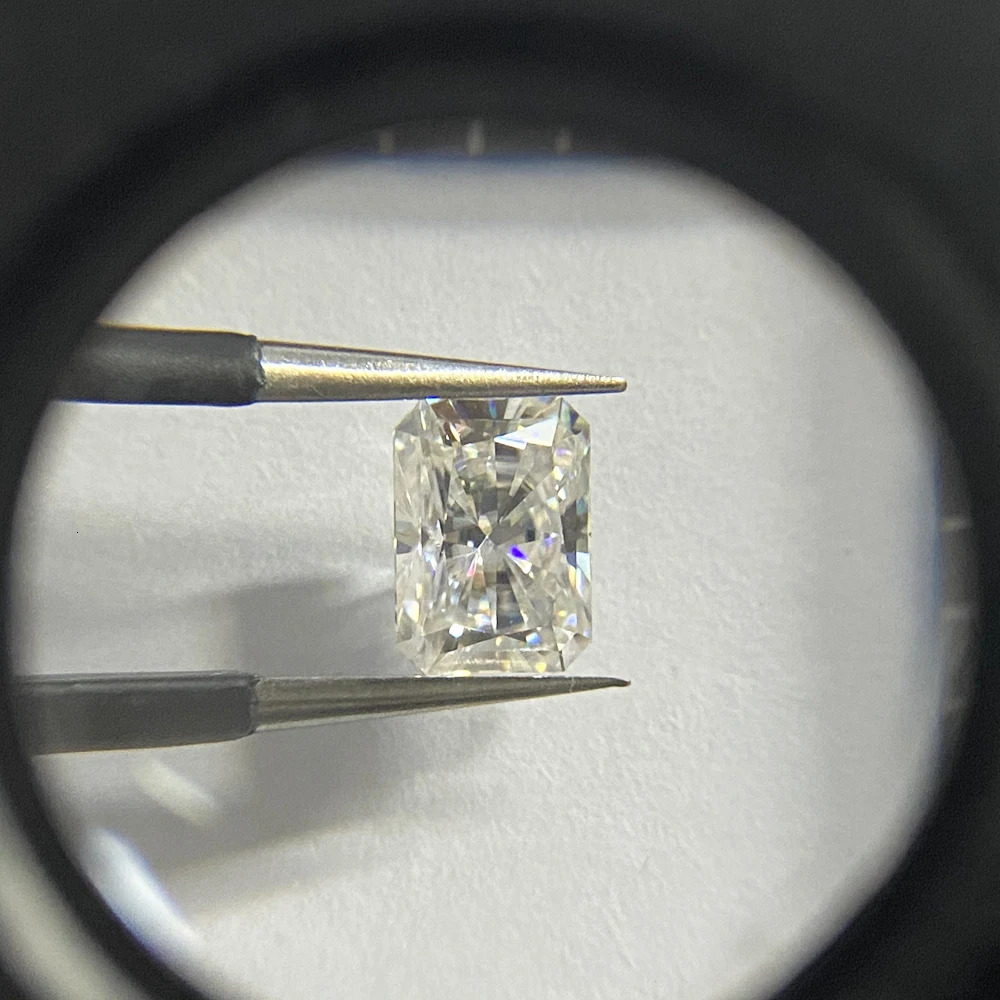 DJMAX 0.2-20 Rare Radiant Cut Loose Stone Real D Color Lab Grown Super White Certified Radiant Diamonds 250107