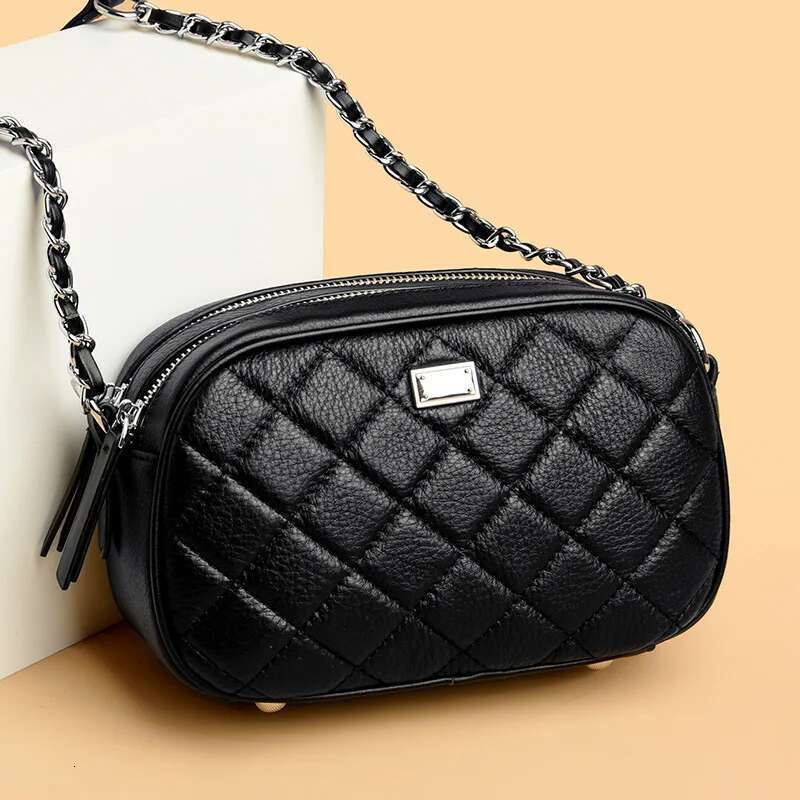 New Leather Handbag Summer Women's Crossbody Fashion Chain Underarm For Girls Versatile And Niche Mobile Phone Bag