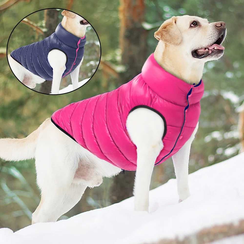 Soft Winter Dog Jacket Clothes Reversible Winter Dogs Vest Coat Thick Pet Clothing Waterproof Outfit for Small Medium Large DogsXJ250109