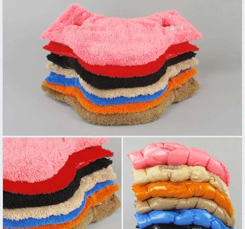 Winter Pet Dog Down Coat Fleece Warm Inside Candy Color Pet Down Warm Coat Puppy Down Clothes Winter Clothes Clothing XS-3XLXJ250109