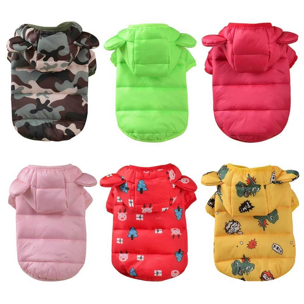 Autumn Winter Pet Clothes For Small Medium Dog Hoodie Coat Puppy Thick Warm Jacket Chihuahua French Bulldog ClothesXJ250109