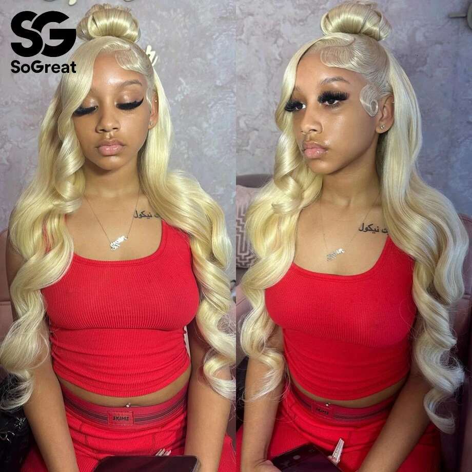 30 Inch 13x4 Honey Blonde Front 613 Hd Lace Frontal Wig 13x6 Colored 100% Body Wave Human Hair Wigs For Black Women