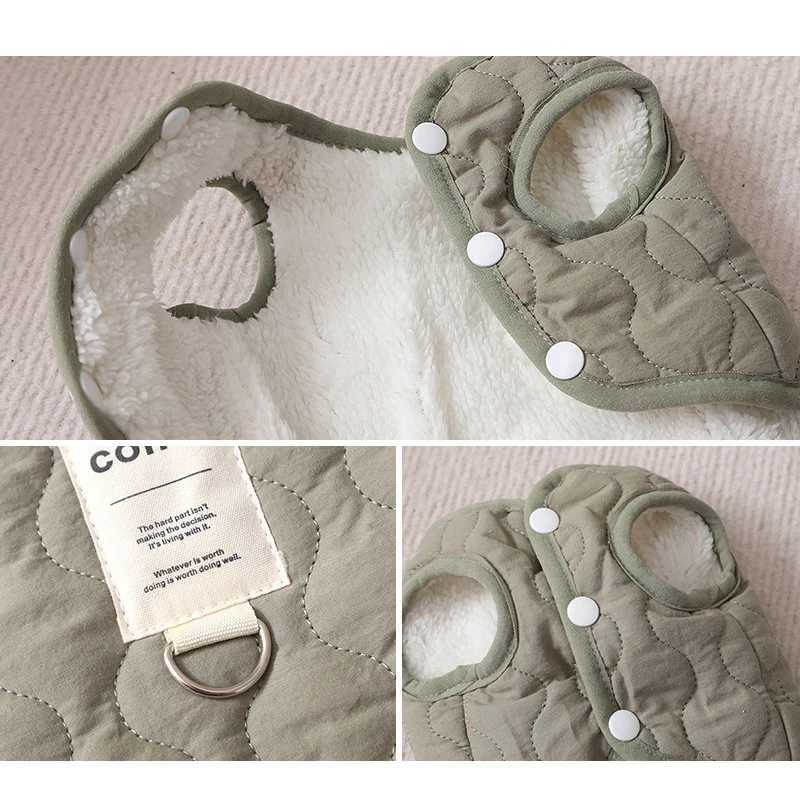 Thickened Warm Dog Coat Jacket Pet Dog Clothes for Small Medium Dogs Fleece Puppy Clothes Chihuahua Yorkshire ClothingXJ250109