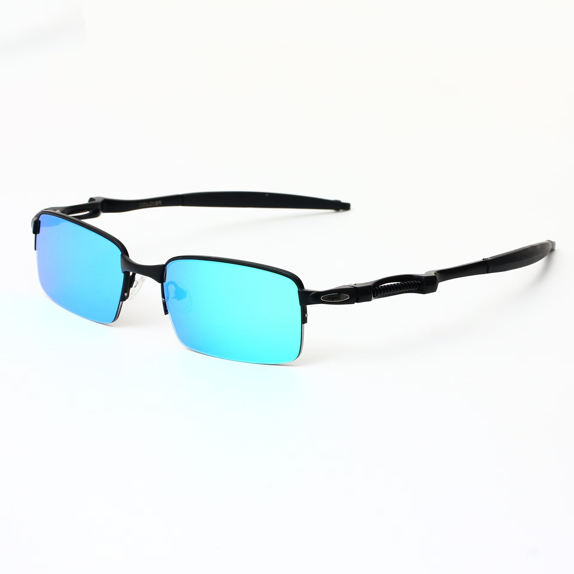 Trendy new outdoor sports cycling glasses frame retro anti myopia glasses for men and women half frame sunglasses