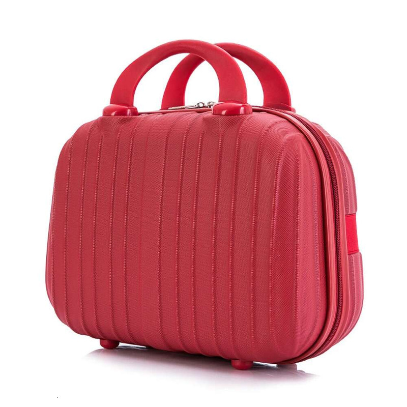 14" Pink Waterproof Explosion-Proof Lady Travel Suitcase Women's Makeup Bag Size:31-14.5-24Cm